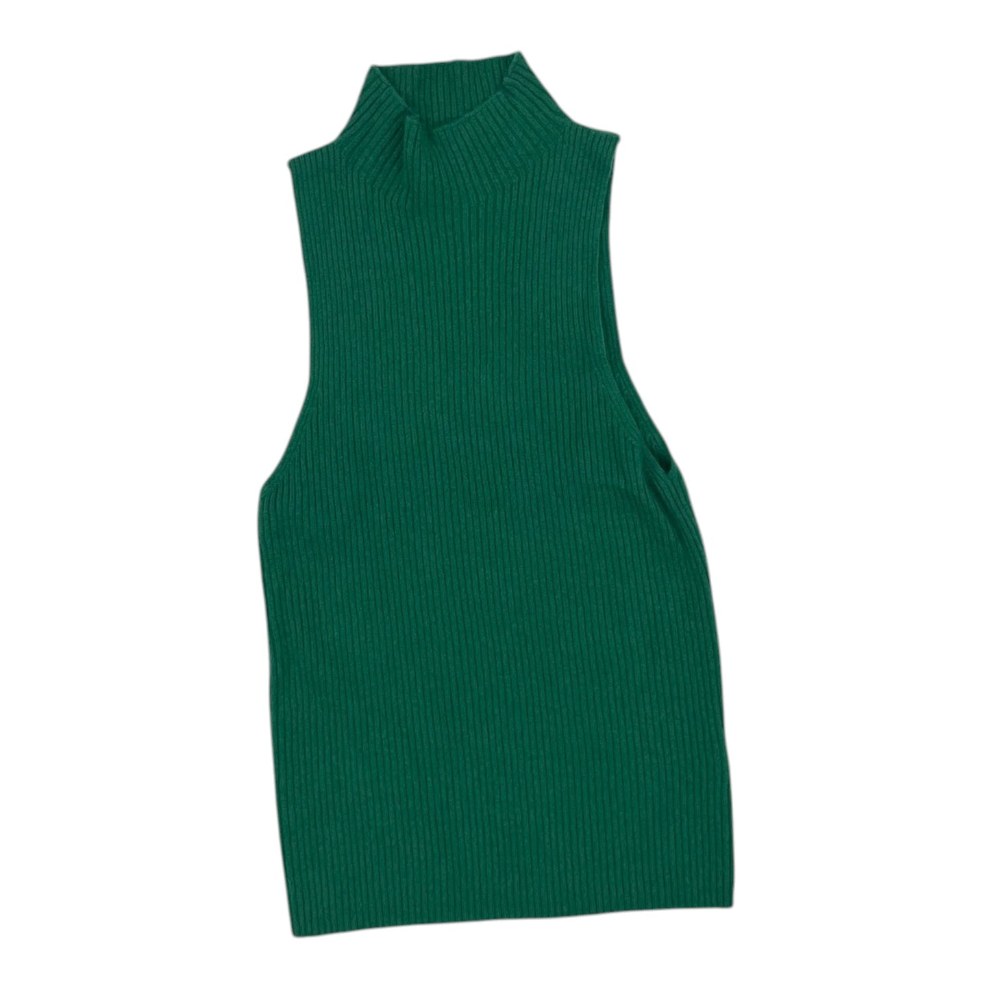 Vest Sweater By Maeve In Green, Size:L