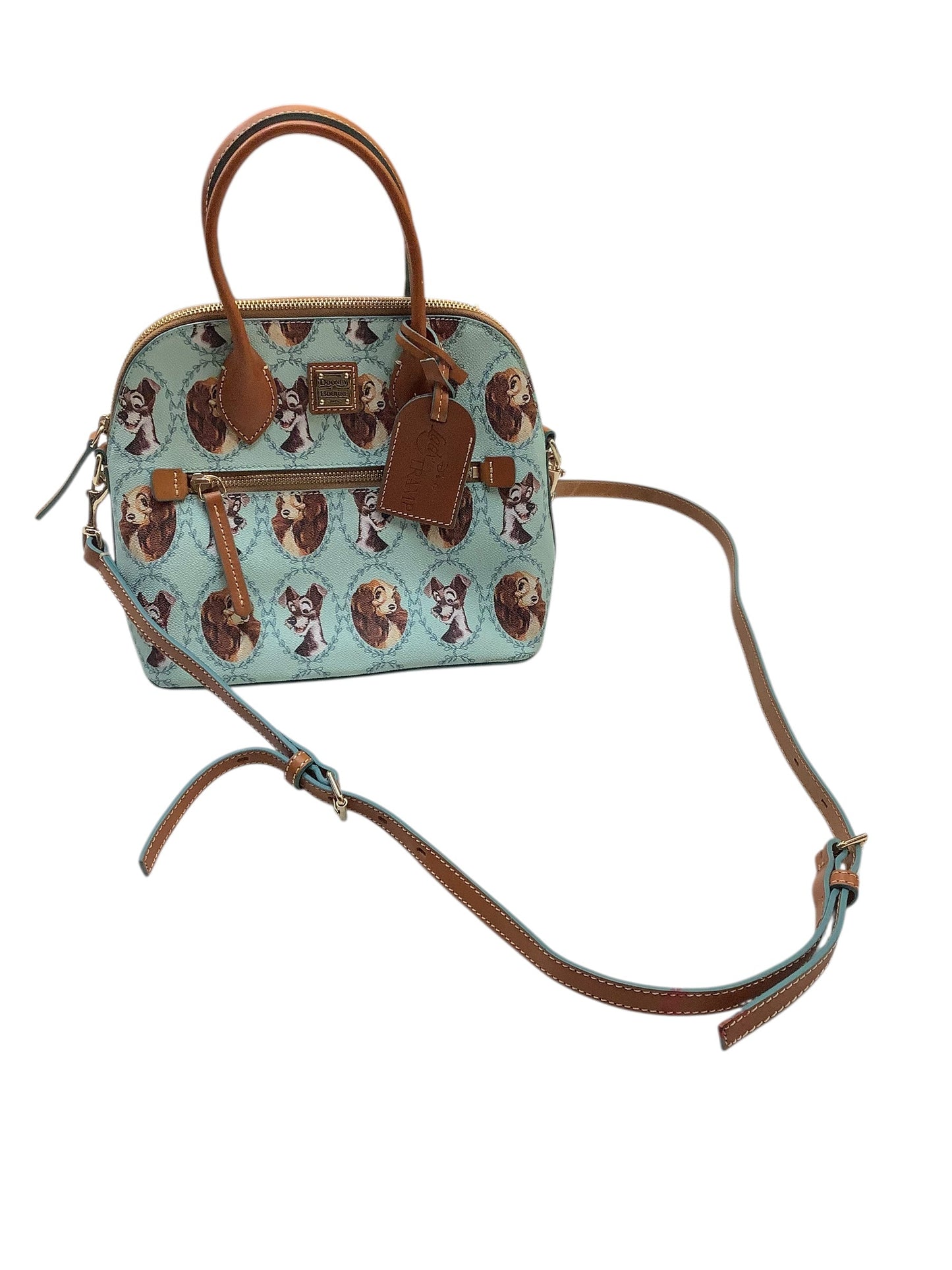Crossbody Designer By Dooney And Bourke In Blue, Size:Medium