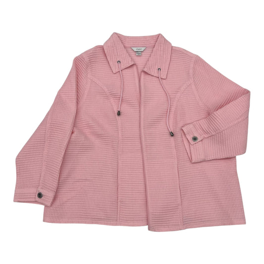 Jacket Other By Cj Banks In Pink, Size:3X
