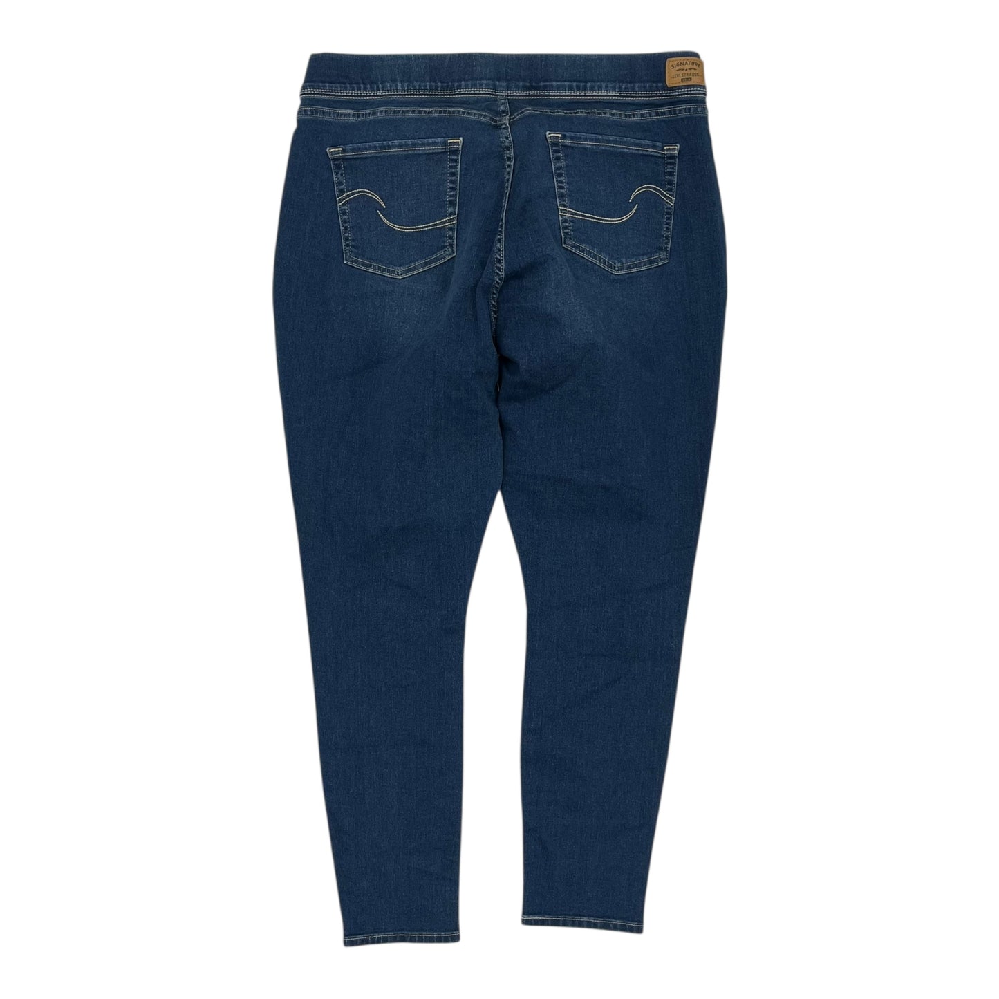 Jeans Jeggings By Levis In Blue Denim, Size:20