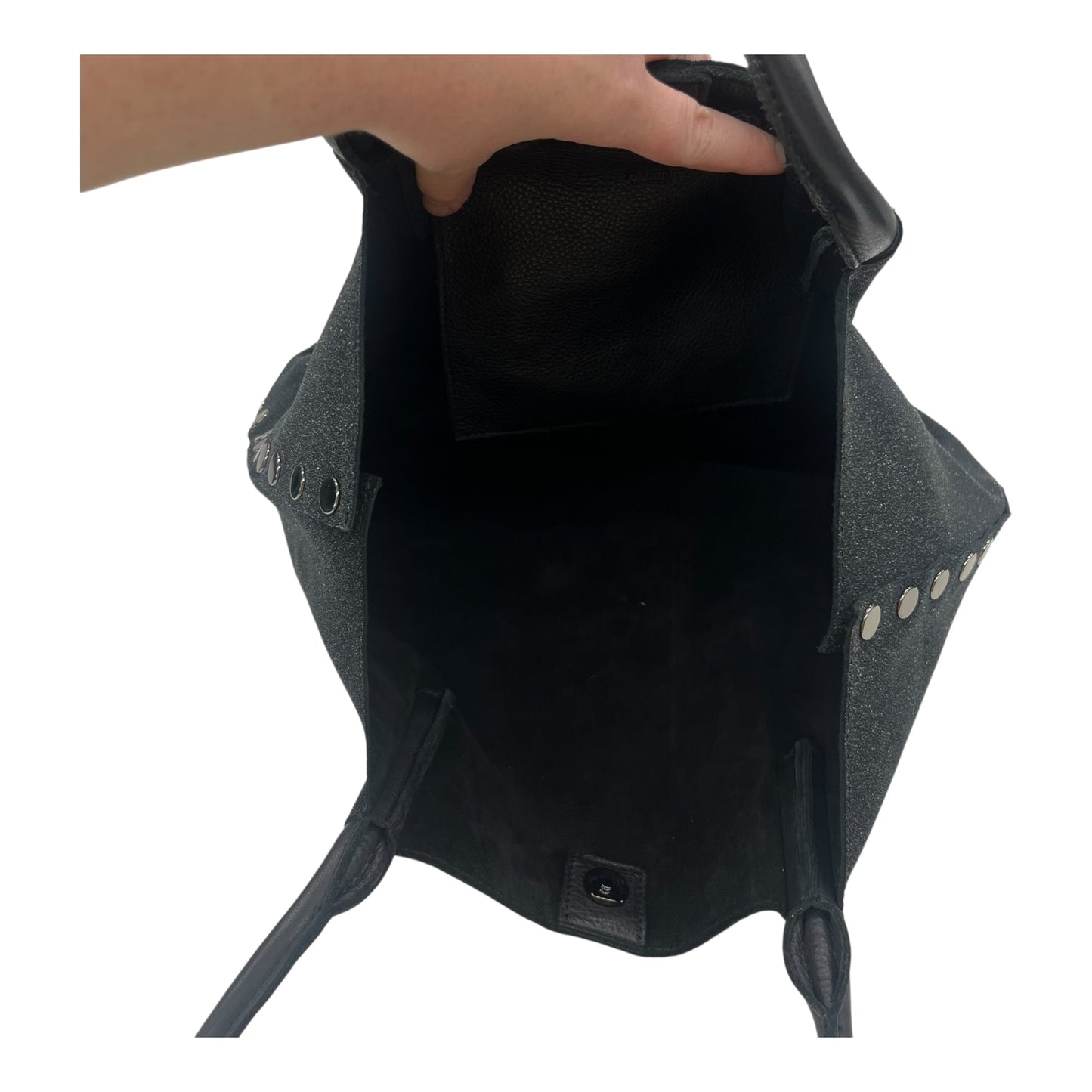 Handbag Leather By Hammitt In Black, Size:Large