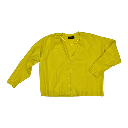 Sweater Cardigan By Lane Bryant In Yellow, Size:1X