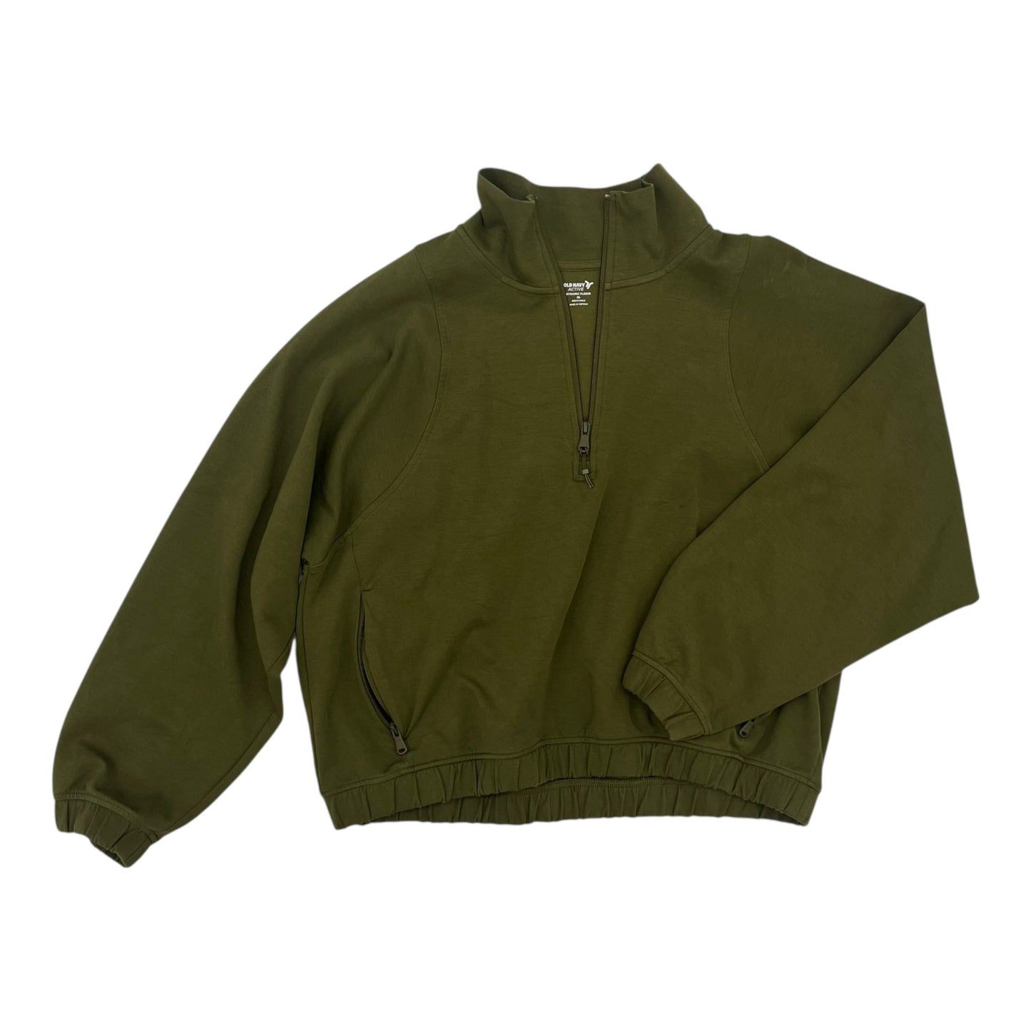 Athletic Sweatshirt Collar By Old Navy In Green, Size:Xl