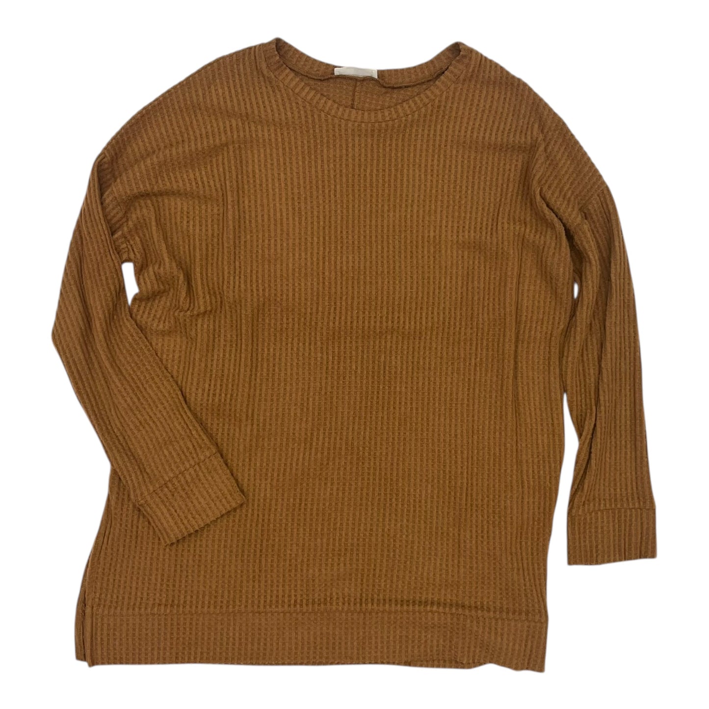 Top Ls By Zenana In Gold, Size:1X