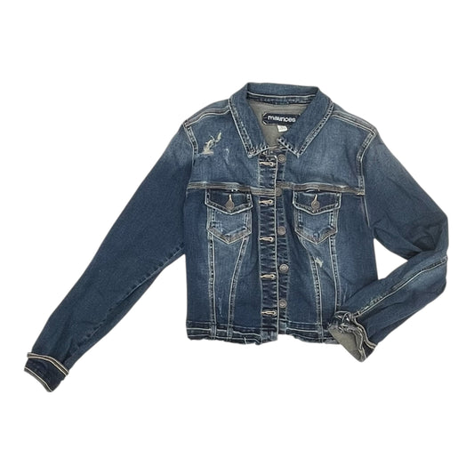 Jacket Denim By Maurices In Blue Denim, Size:L