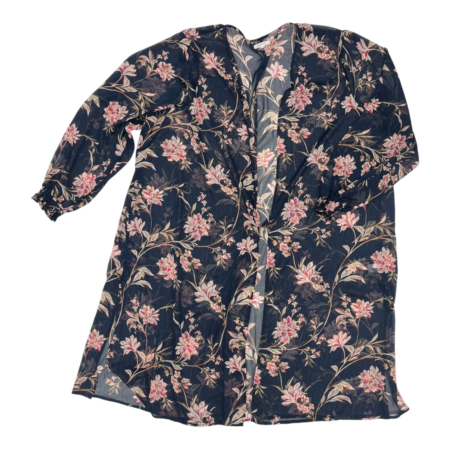 Kimono By Maurices In Floral Print, Size:3X