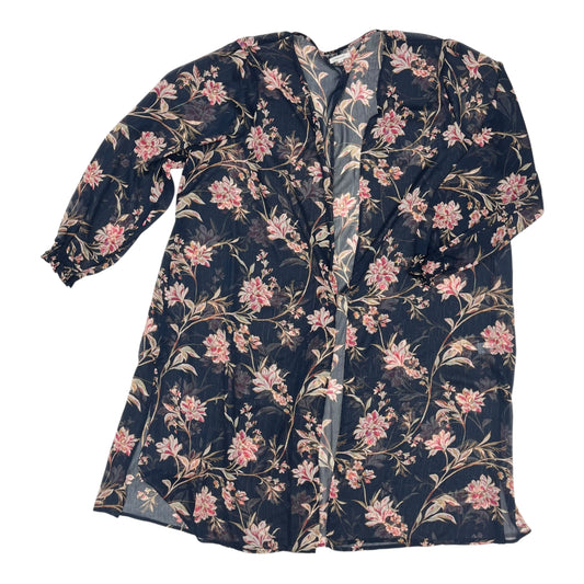 Kimono By Maurices In Floral Print, Size:3X