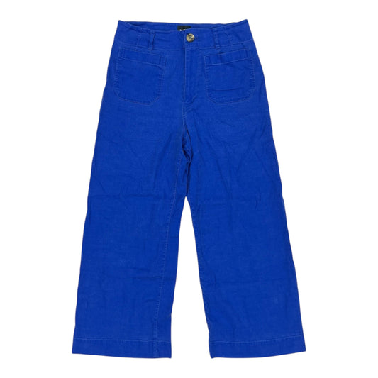 Pants Wide Leg By Maeve In Blue, Size:10