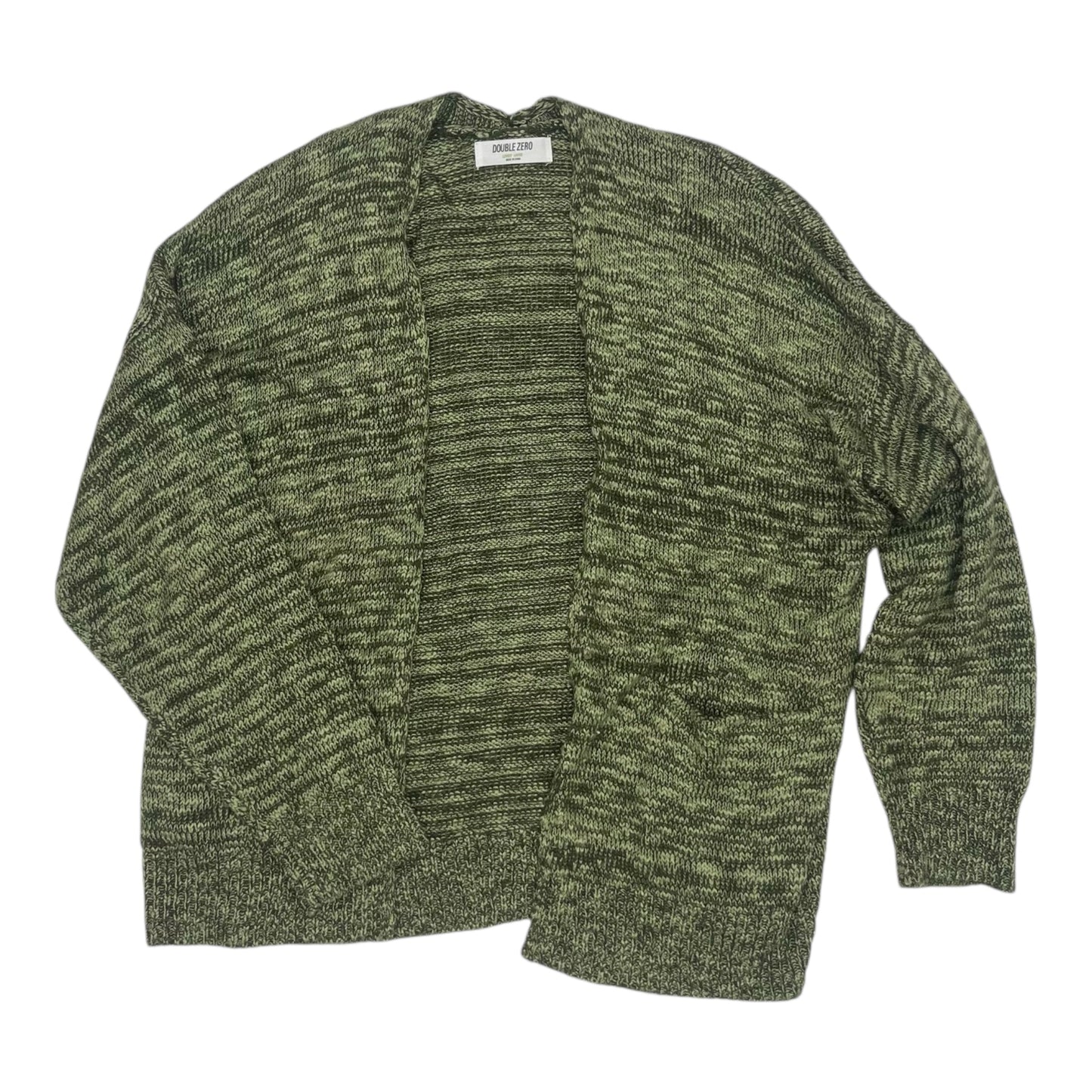 Sweater Cardigan By Double Zero In Green, Size:L