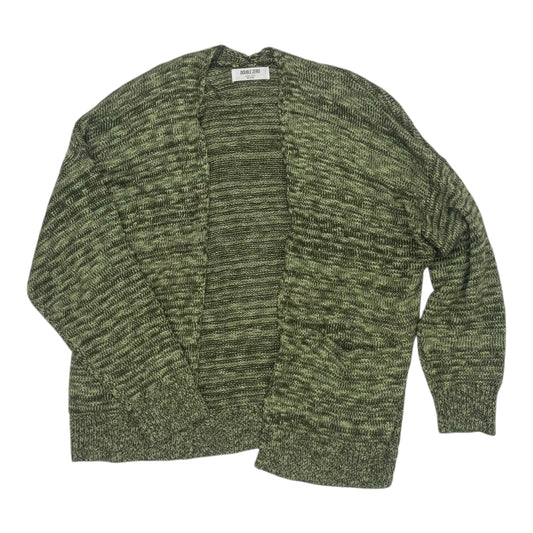 Sweater Cardigan By Double Zero In Green, Size:L