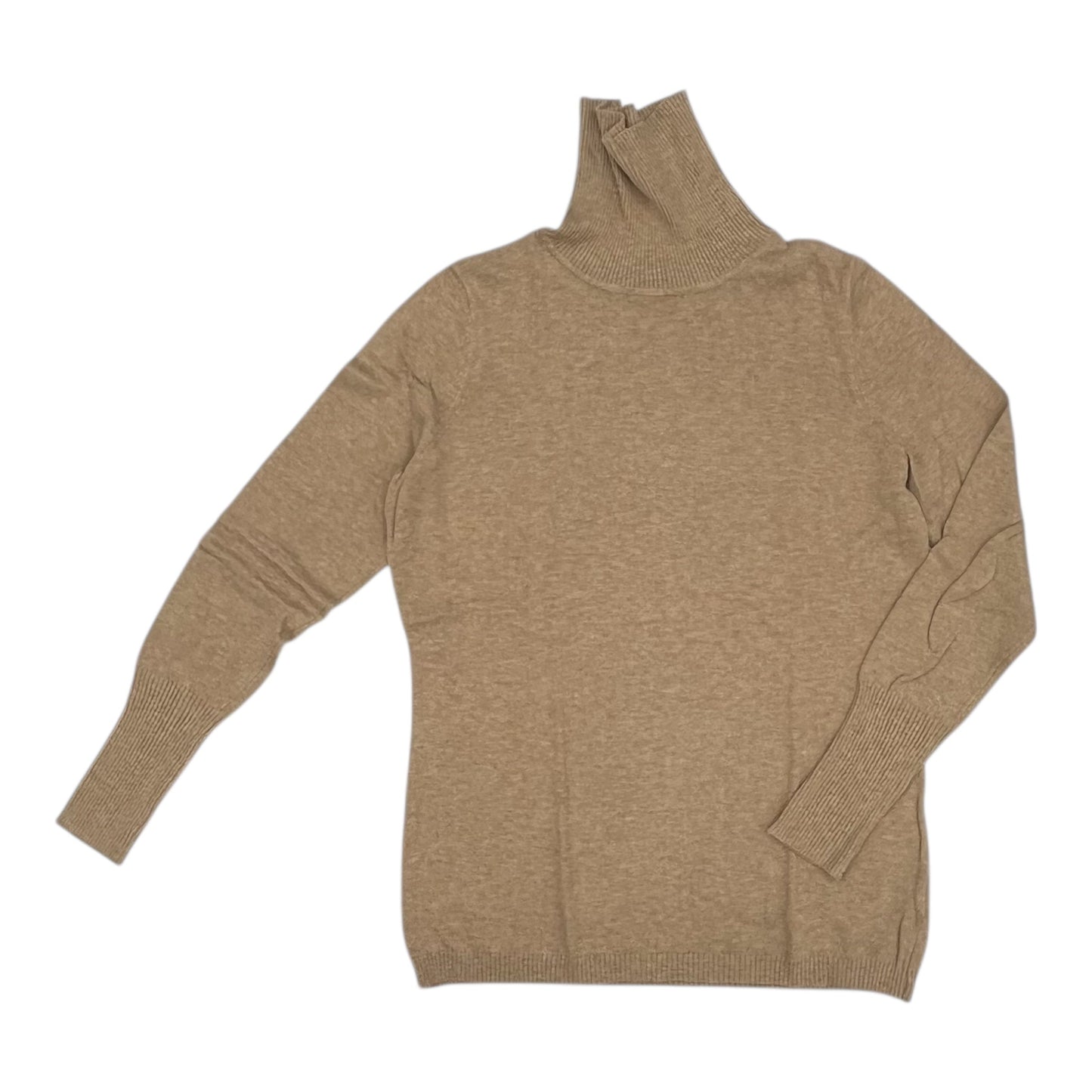 Sweater By Worthington In Tan, Size:L