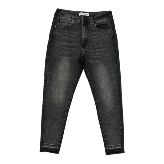 Jeans Skinny By Kancan In Black Denim, Size:8