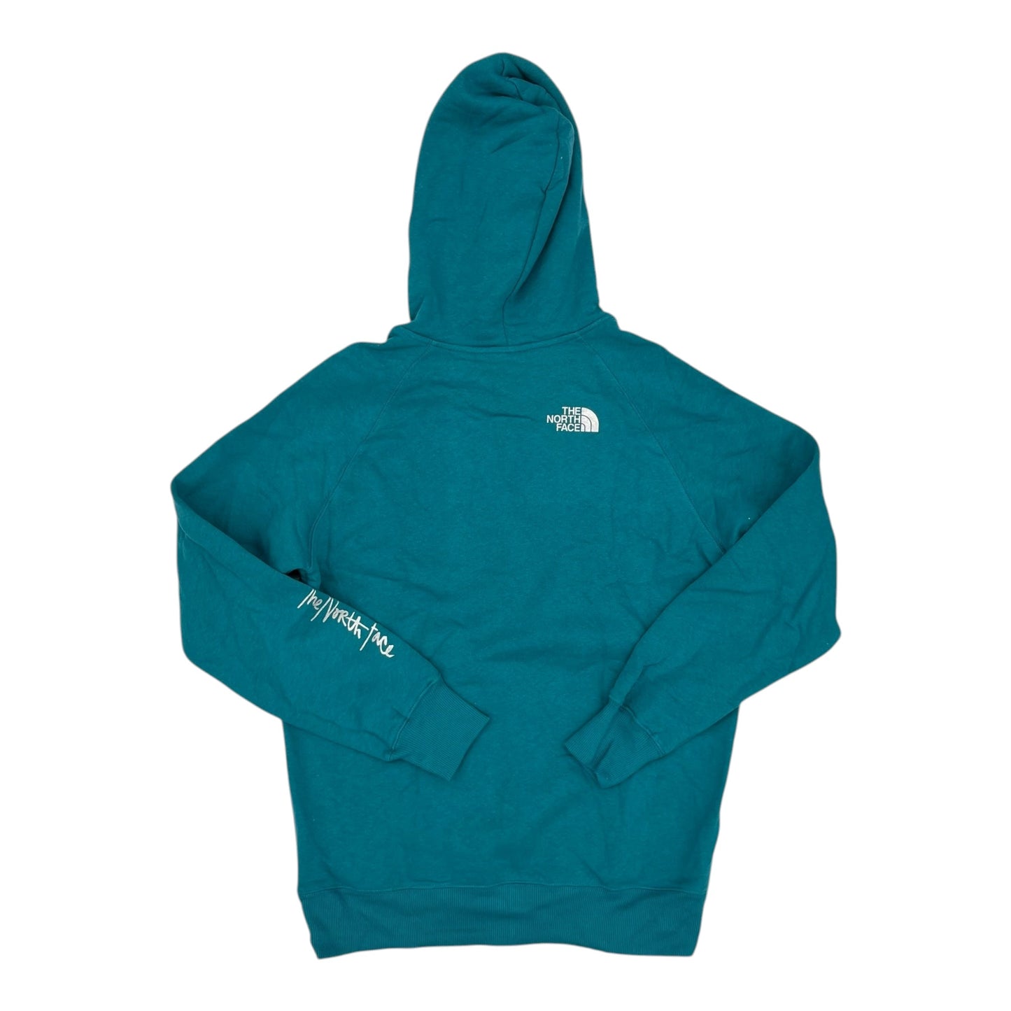 Athletic Sweatshirt Hoodie By The North Face In Teal, Size:M