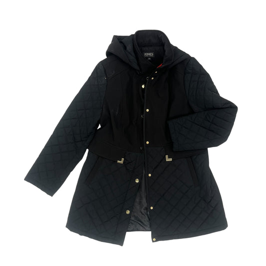 Coat Peacoat By Jones New York In Black, Size:L