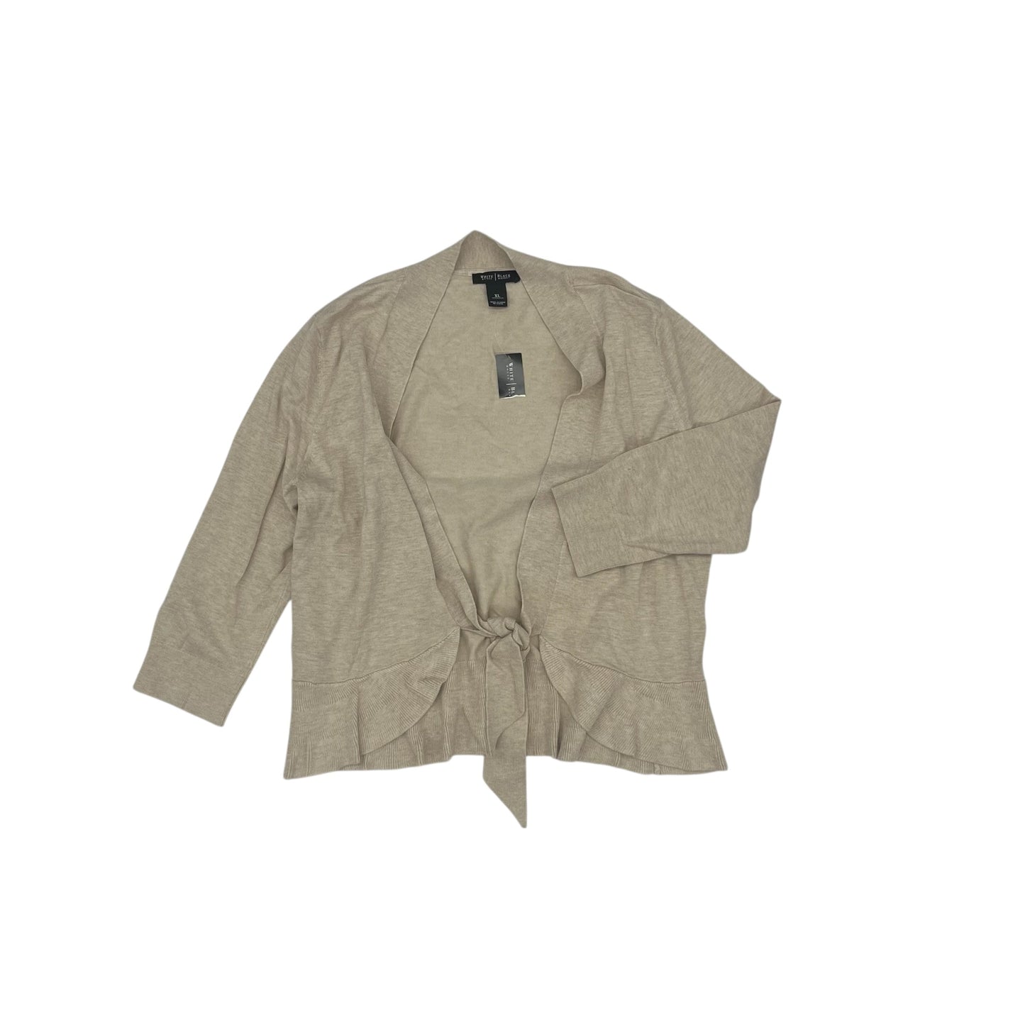 Cardigan By White House Black Market In Tan, Size:Xl