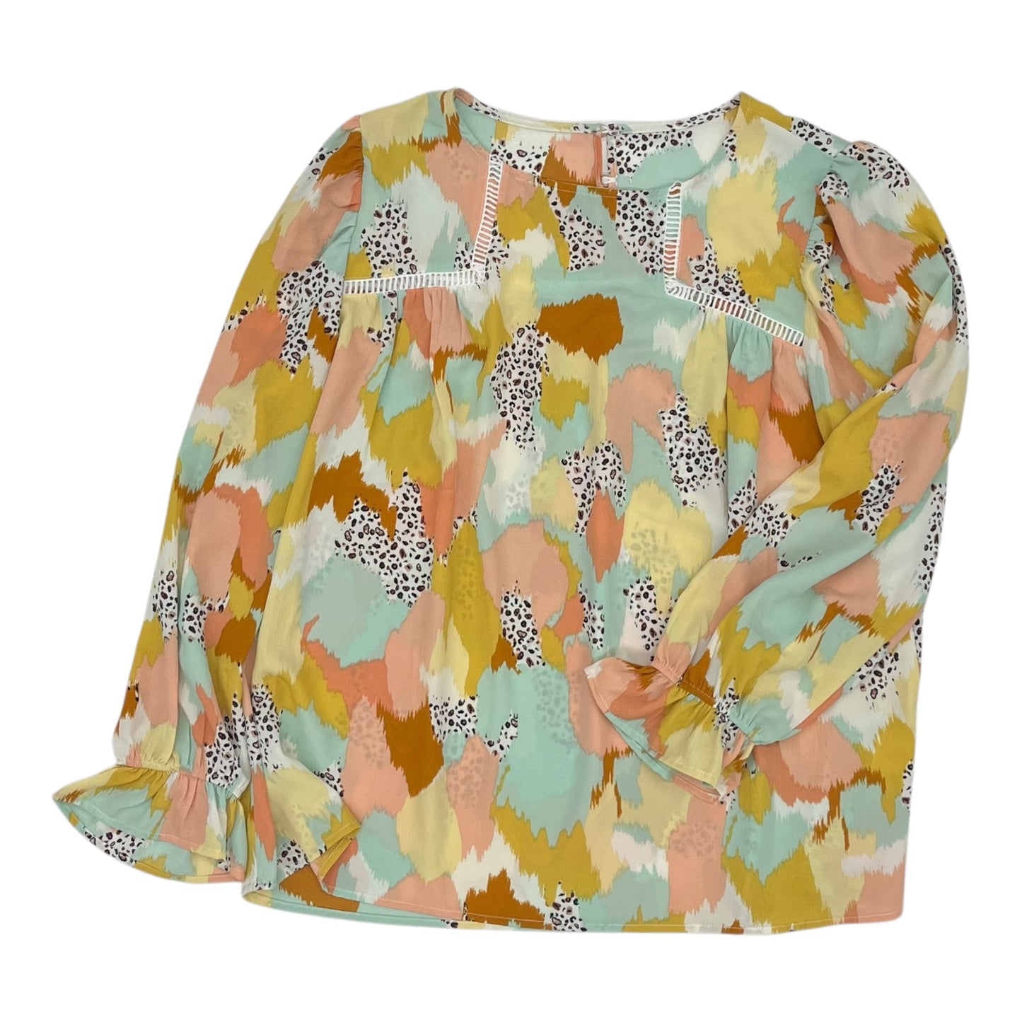 Blouse Ls By Cme In Multi, Size:Xl