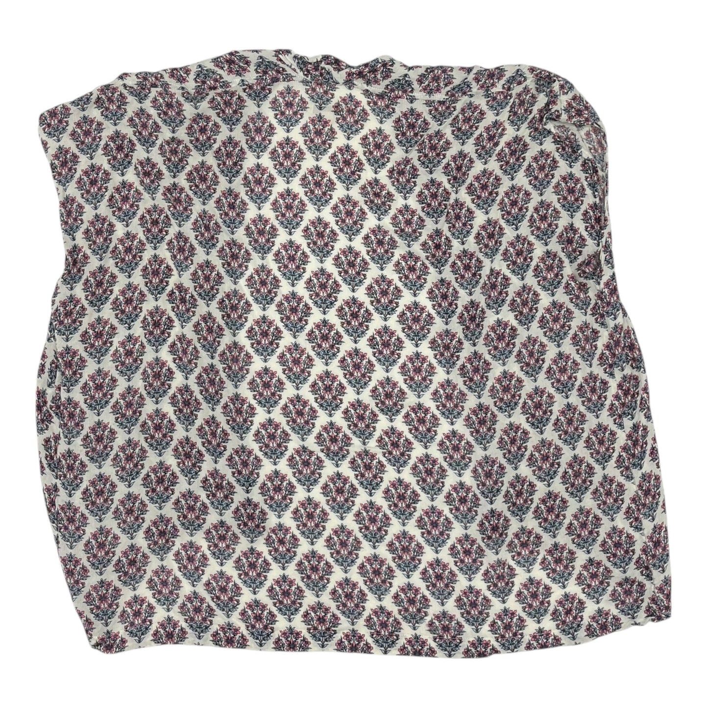 Cardigan By Loft In Cream & Pink, Size:Xs