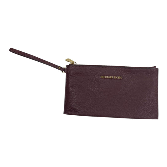 Wristlet Designer By Michael Kors In Maroon, Size:Medium