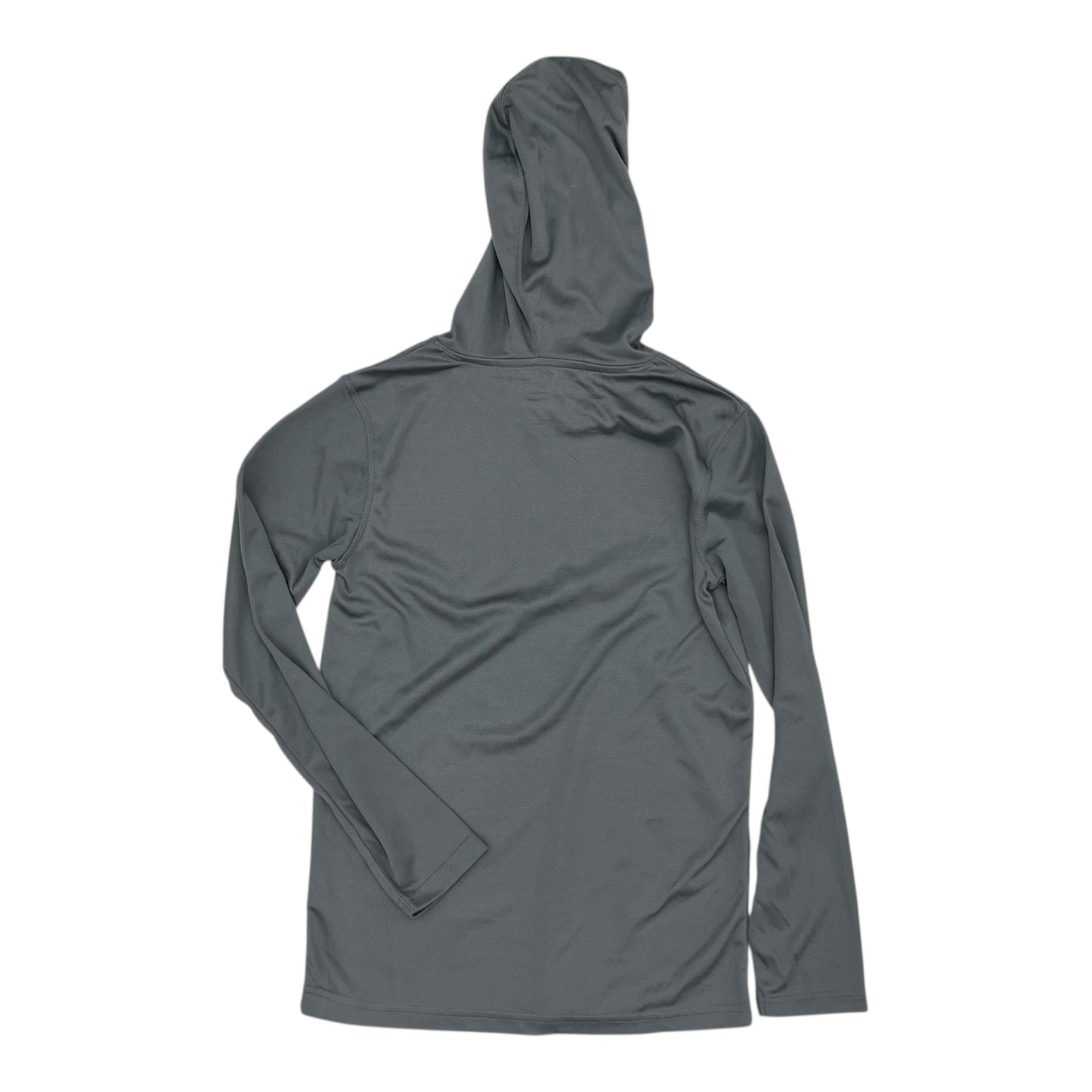 Athletic Top Ls Hoodie By Clothes Mentor In Grey, Size:S