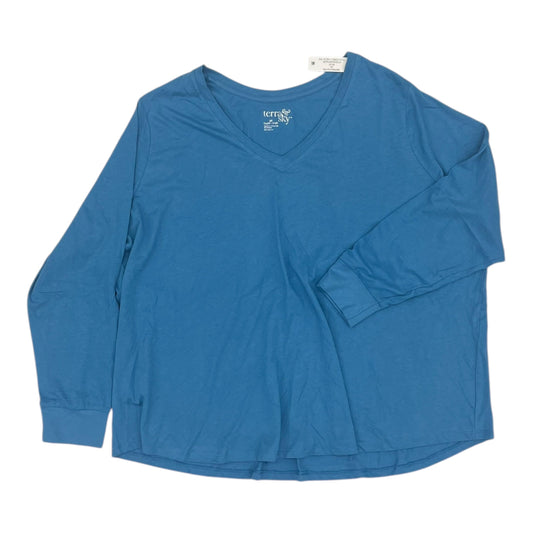 Top Ls Basic By Terra & Sky In Blue, Size:3X