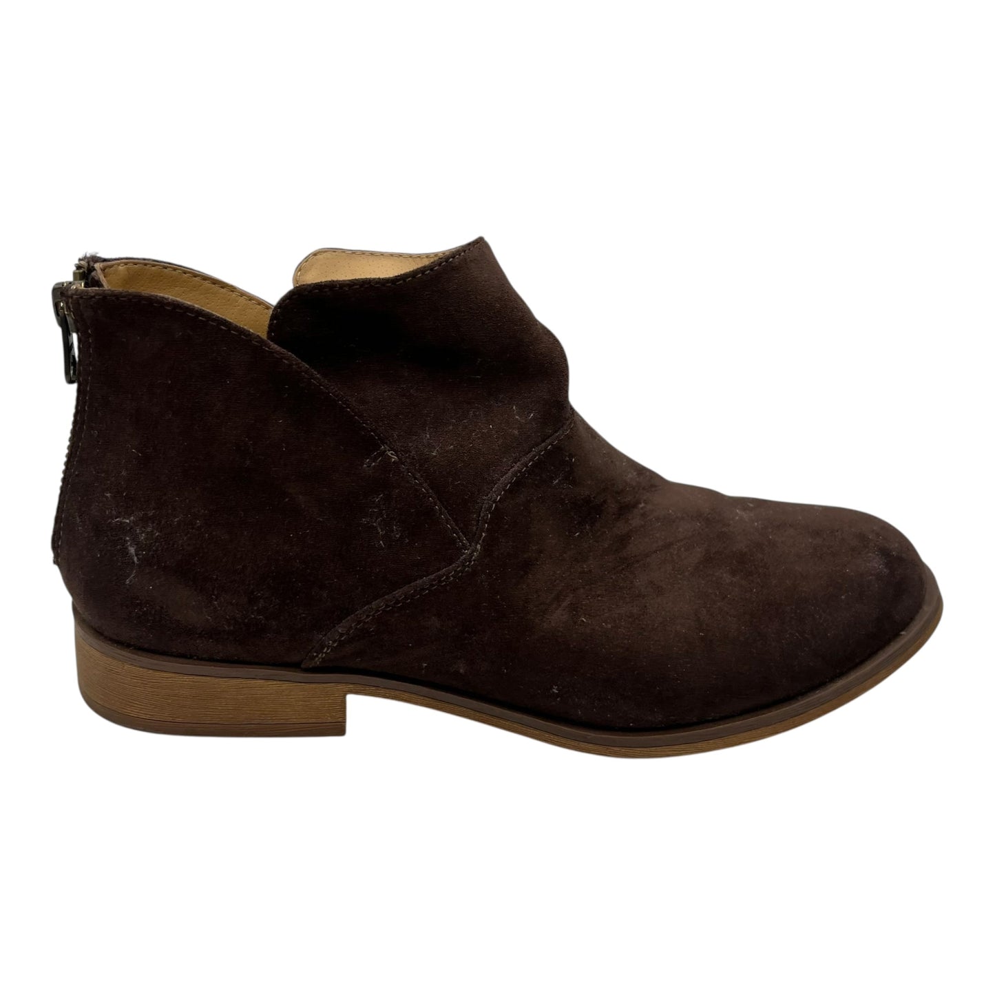 Boots Ankle Heels By Sonoma In Brown, Size:8