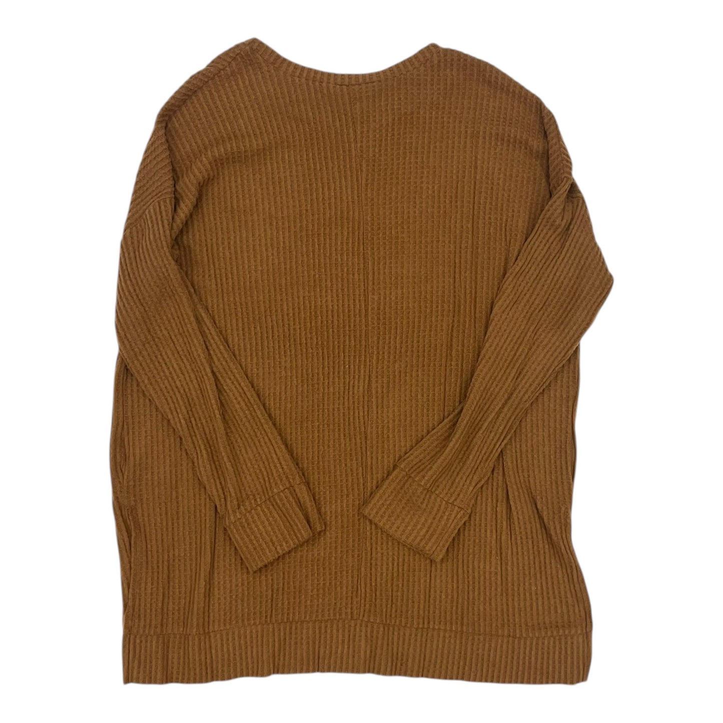 Top Ls By Zenana In Gold, Size:1X