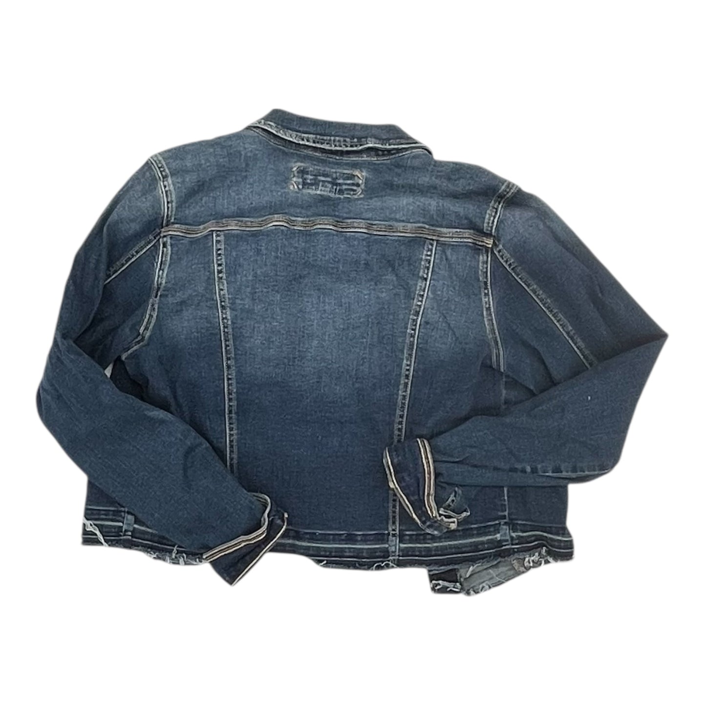 Jacket Denim By Maurices In Blue Denim, Size:L