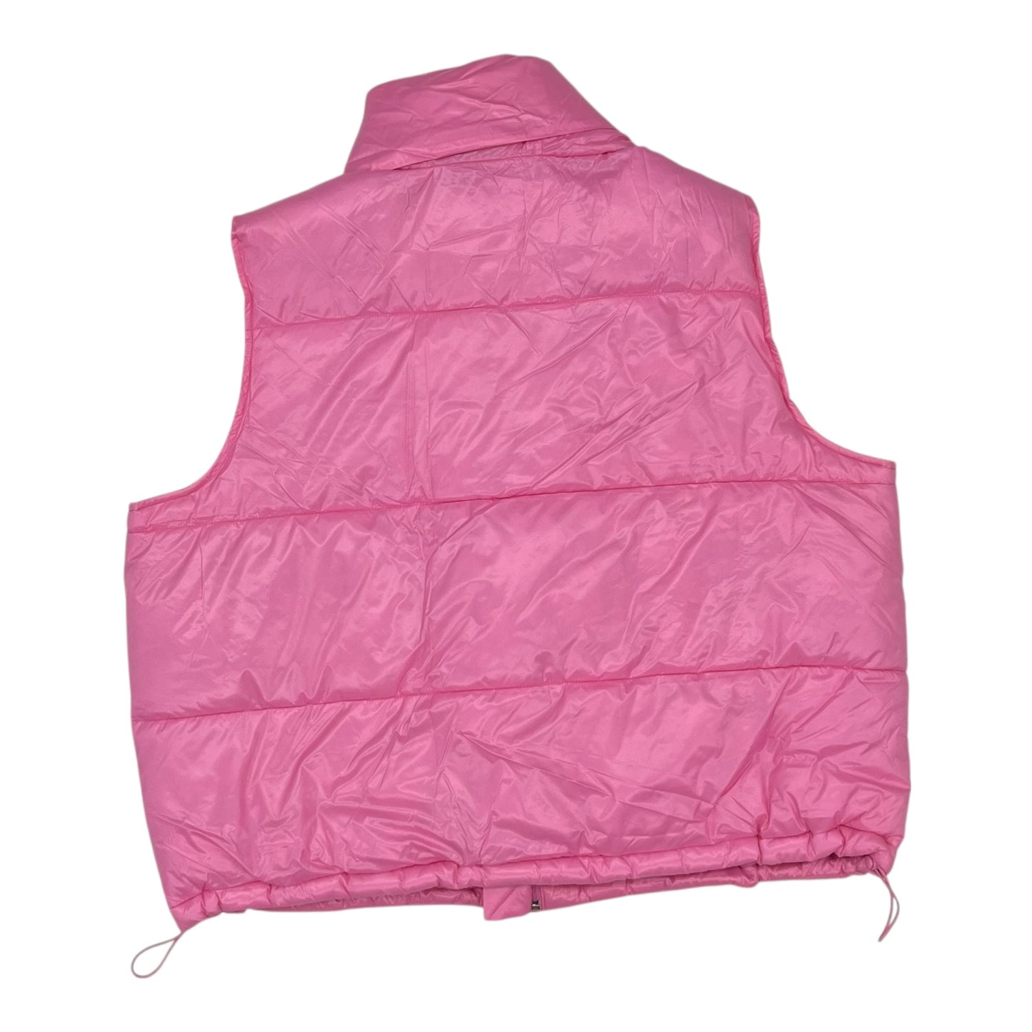 Vest Puffer & Quilted By Clothes Mentor In Pink, Size:1X