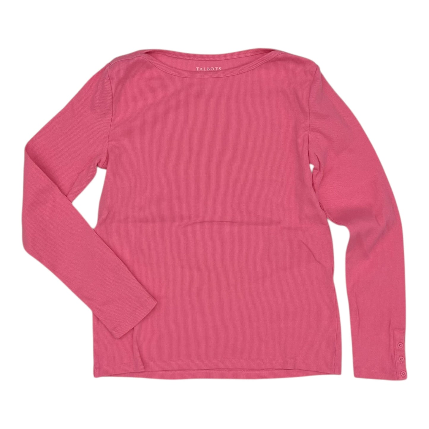 Top Ls Basic By Talbots In Pink, Size:M
