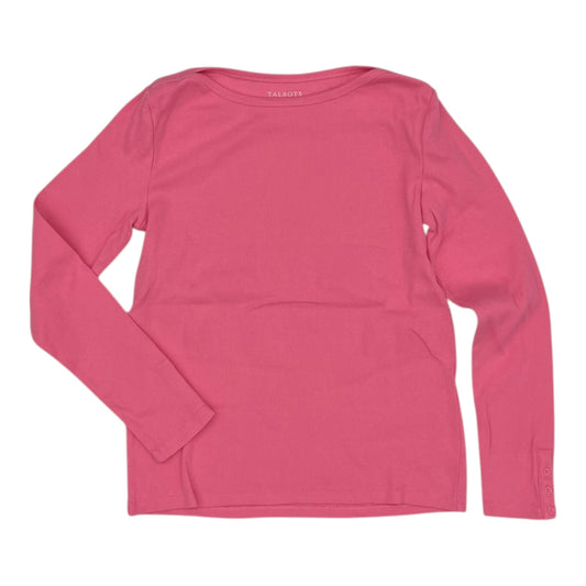 Top Ls Basic By Talbots In Pink, Size:M