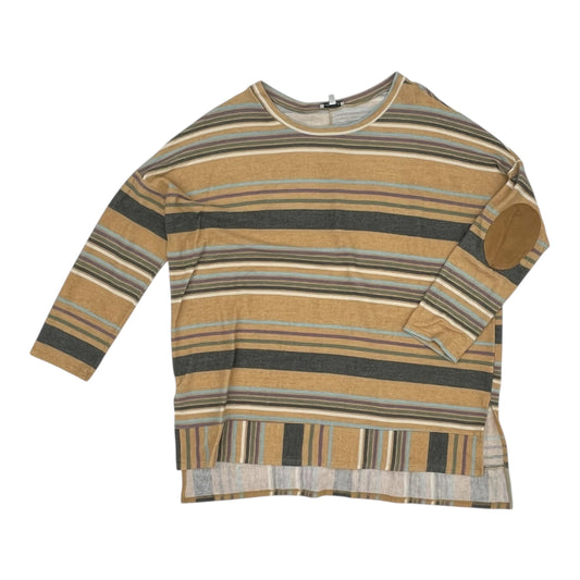 Top Ls By White Birch In Striped Pattern, Size:Xl