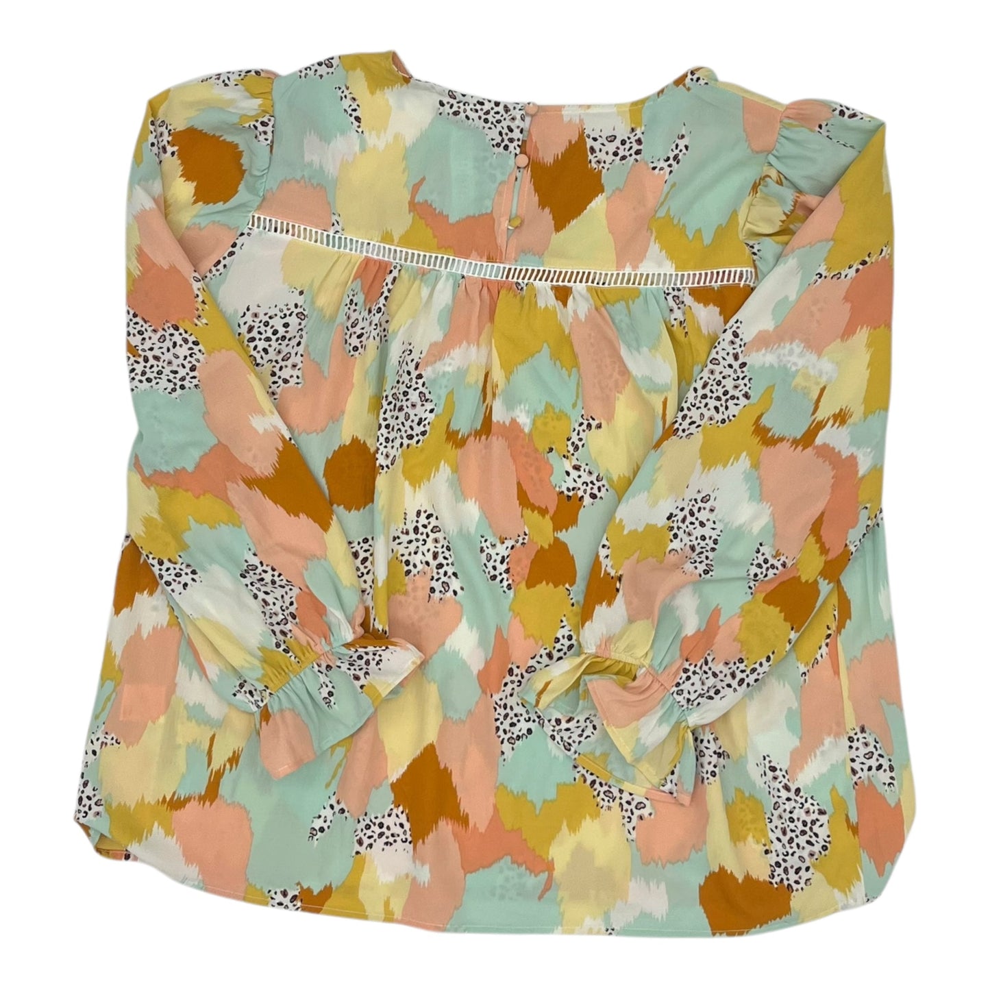 Blouse Ls By Cme In Multi, Size:Xl