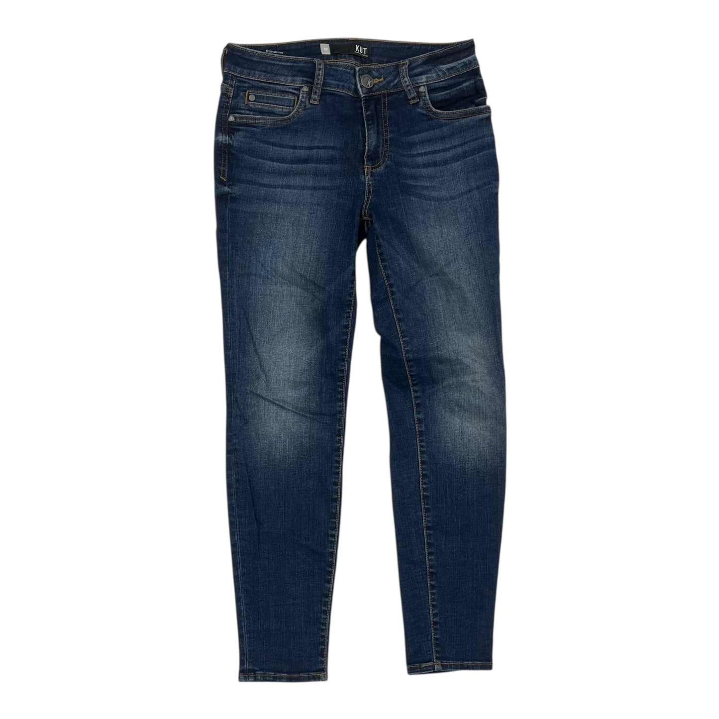 Jeans Skinny By Kut In Blue Denim, Size:0P