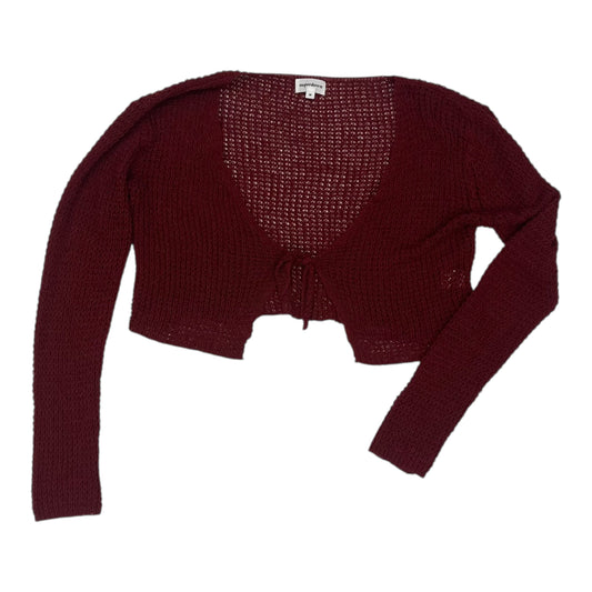 Cardigan By Clothes Mentor In Red, Size:M
