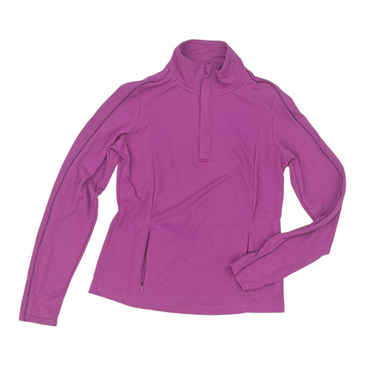 Athletic Top Ls Collar By Mondetta In Purple, Size:S