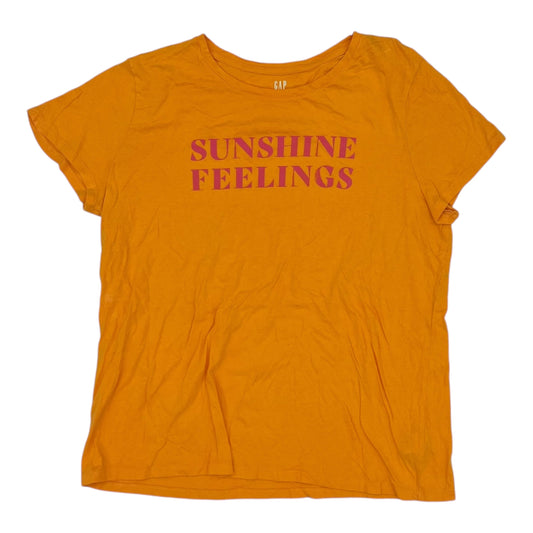 Top Ss Basic By Gap In Orange, Size:Xxl