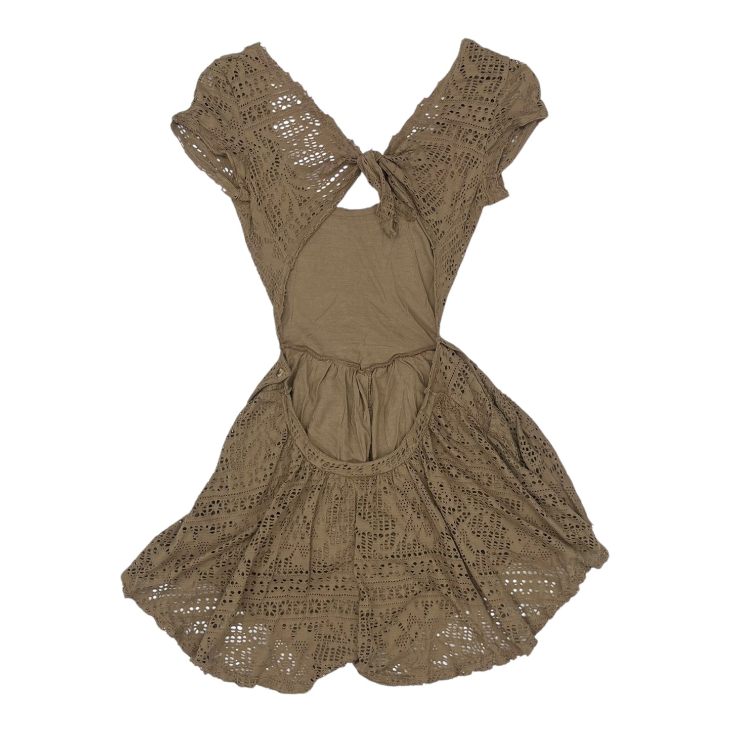 Romper By Free People In Tan, Size:M
