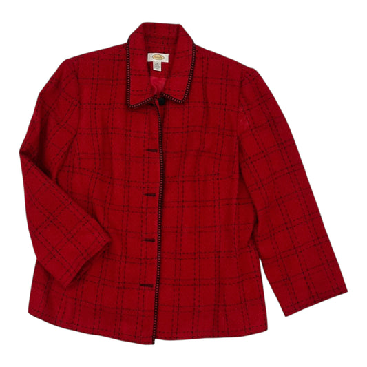 Blazer By Talbots In Red, Size:Xl