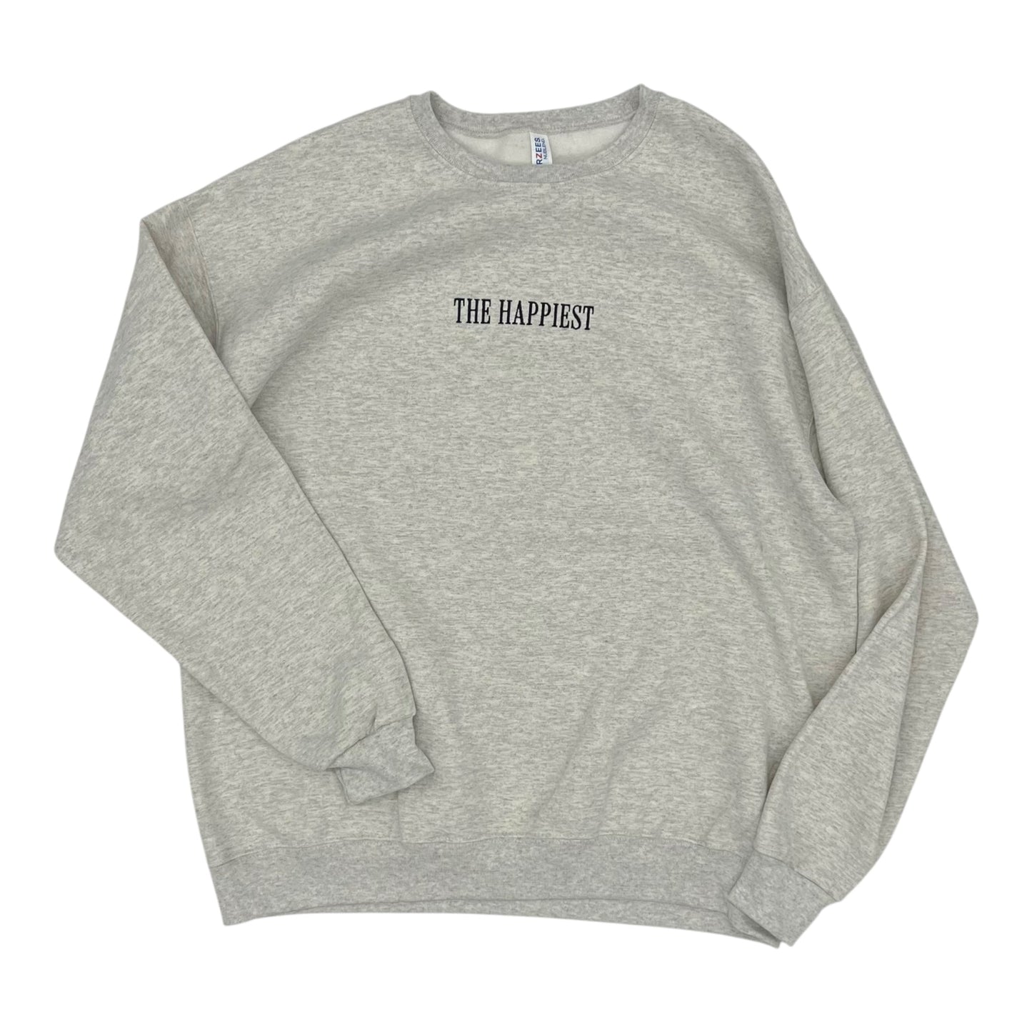 Sweatshirt Crewneck By Jerzees In Grey, Size:Xl