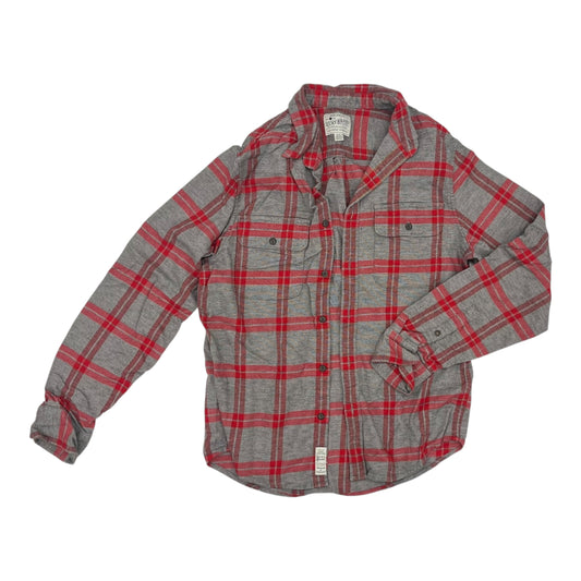 Top Ls By American Eagle In Grey & Red, Size:S