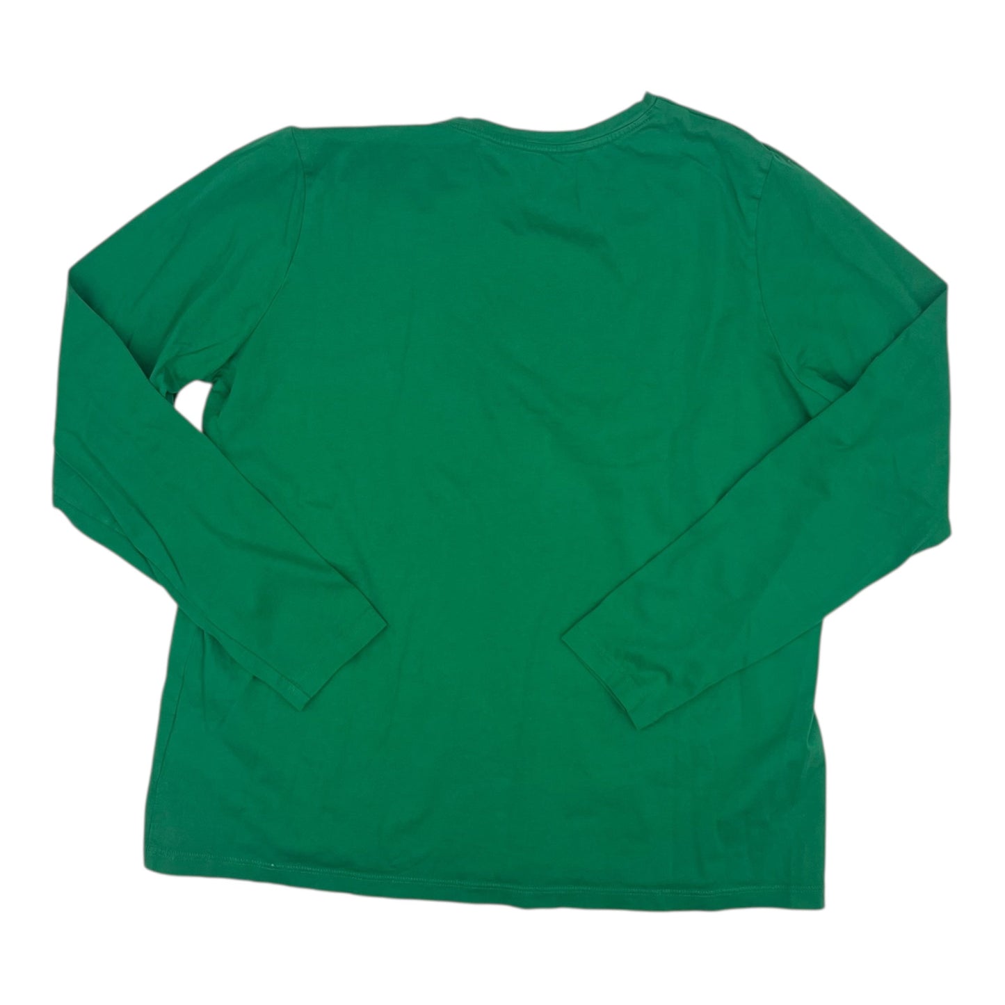 Top Ls Basic By Lands End In Green, Size:L