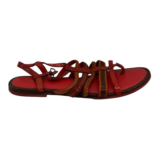Sandals Flats By Cole-Haan In Orange, Size:8.5