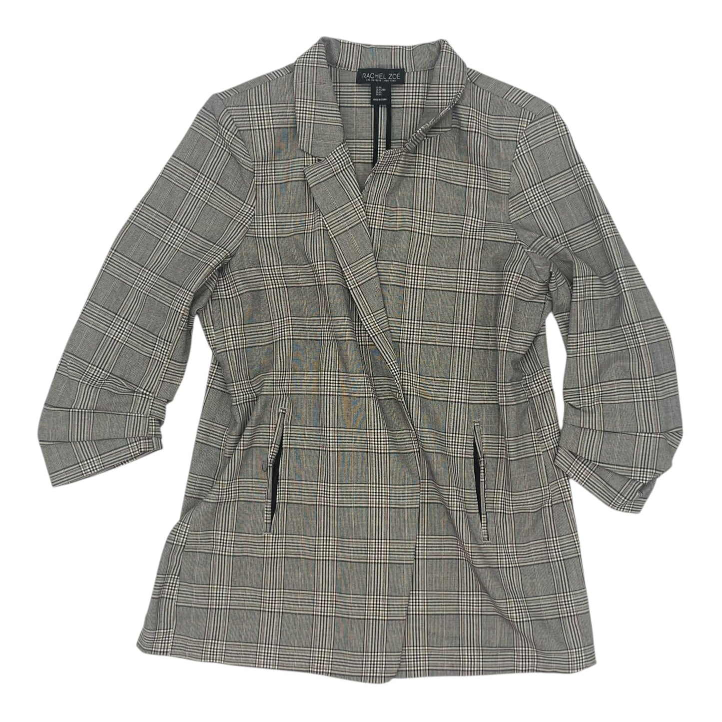 Blazer By Rachel Zoe In Tan, Size:Xl