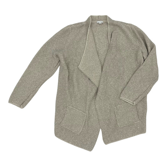 Sweater Cardigan By Pure Jill In Tan, Size:L