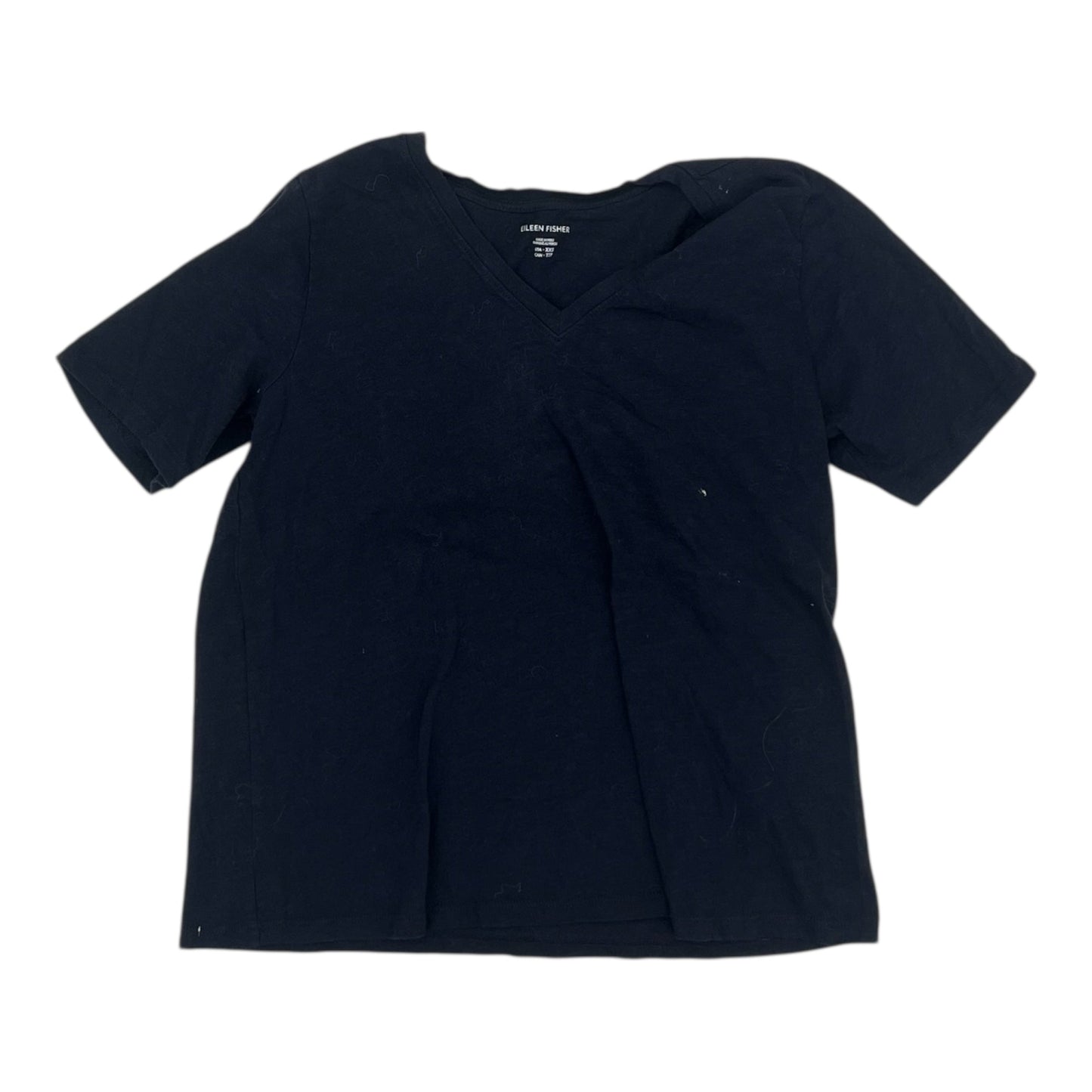 Top Ss By Eileen Fisher In Navy, Size:Xxs