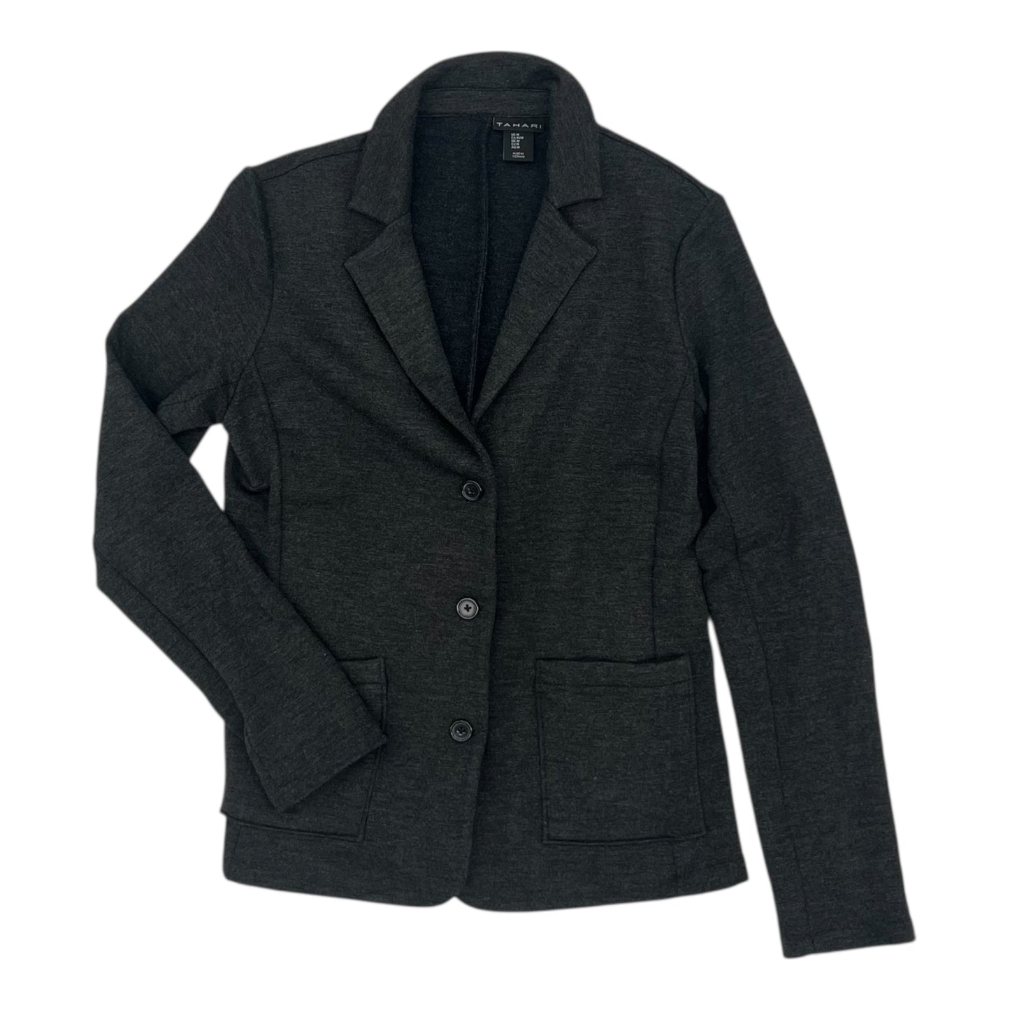 Blazer By Tahari In Grey, Size:M