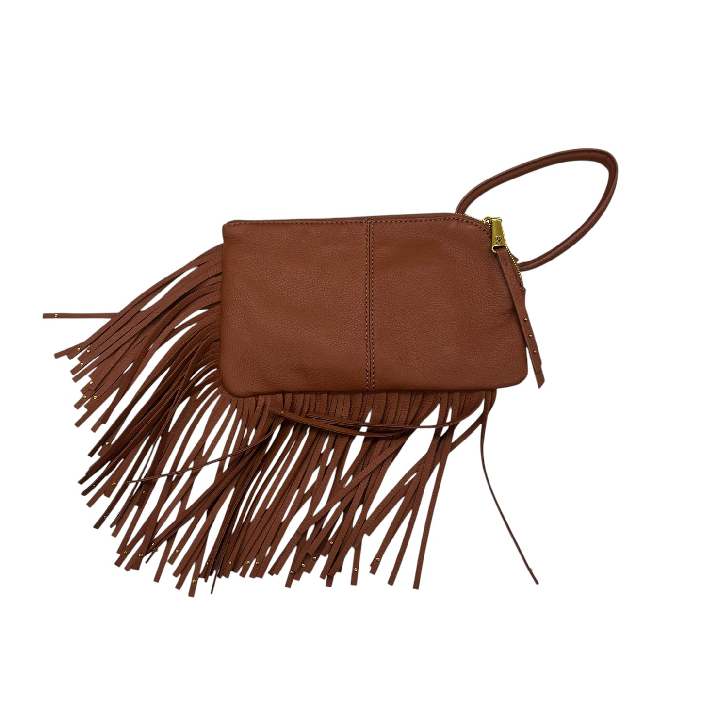 Wristlet Leather By Hobo Intl In Brown, Size:Large