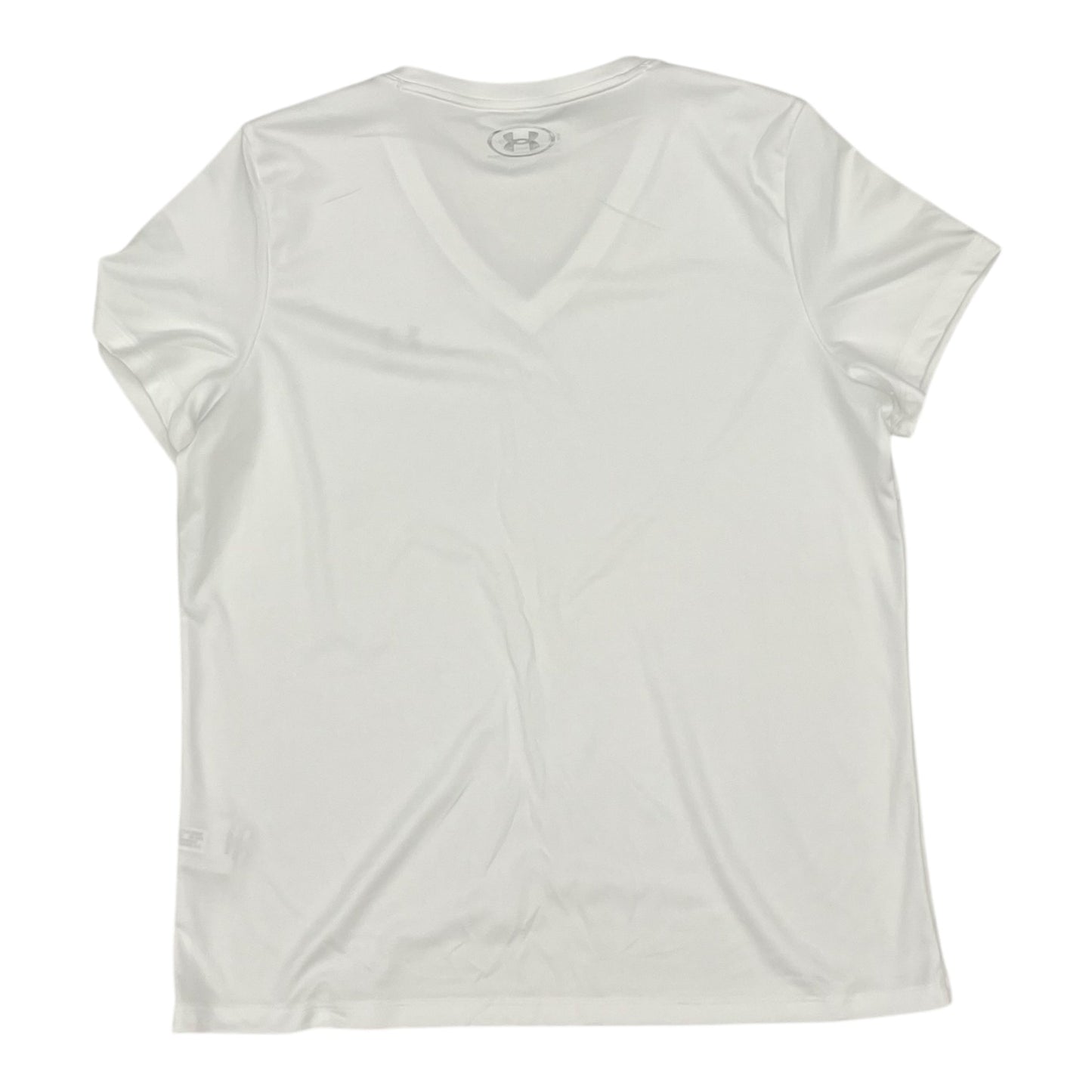 Athletic Top Ss By Under Armour In White, Size:Xl