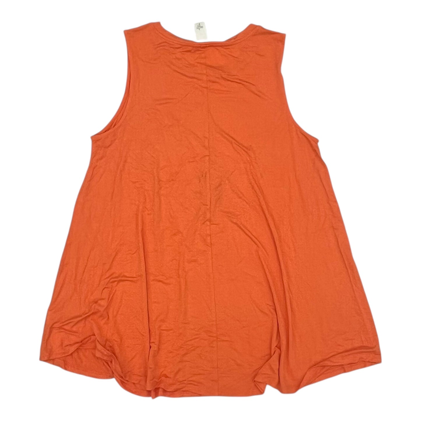 TOP 3/4 SLEEVE by    CLOTHES MENTOR In ORANGE, Size: 1X