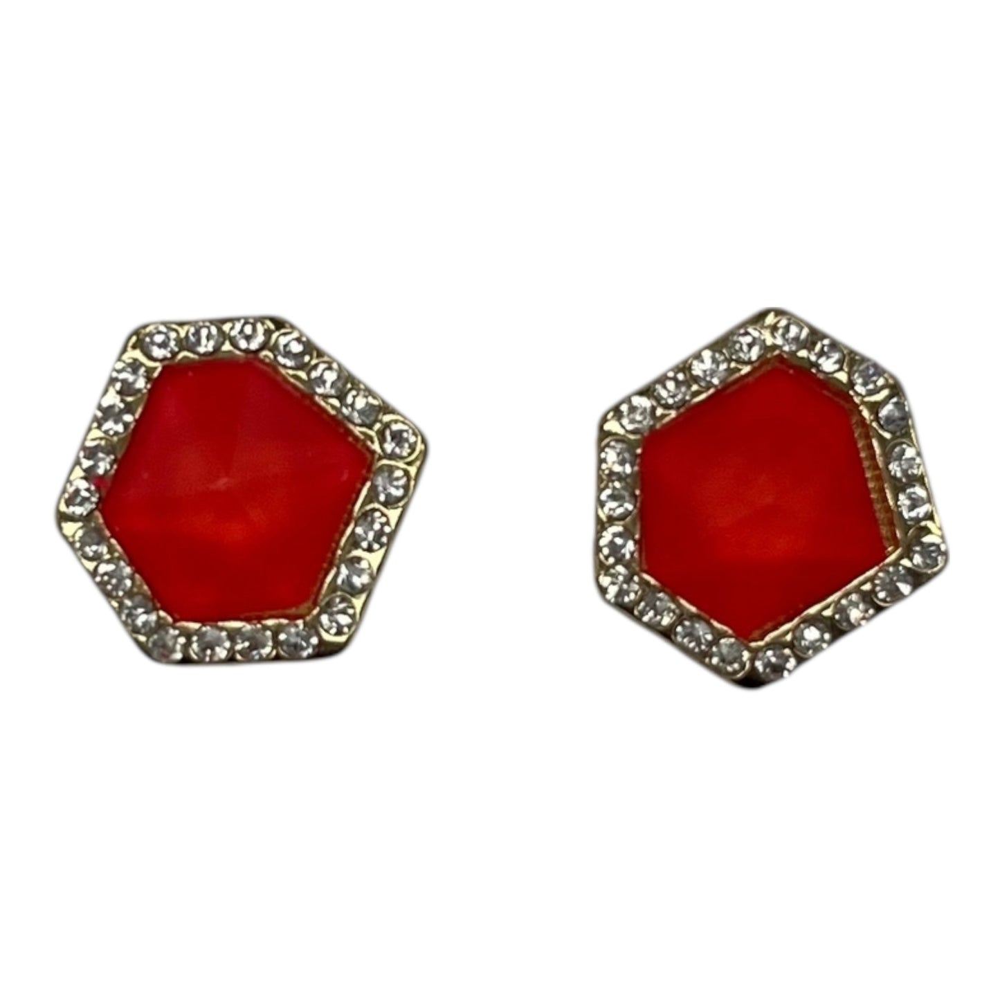 EARRINGS STUD by    CLOTHES MENTOR In ORANGE